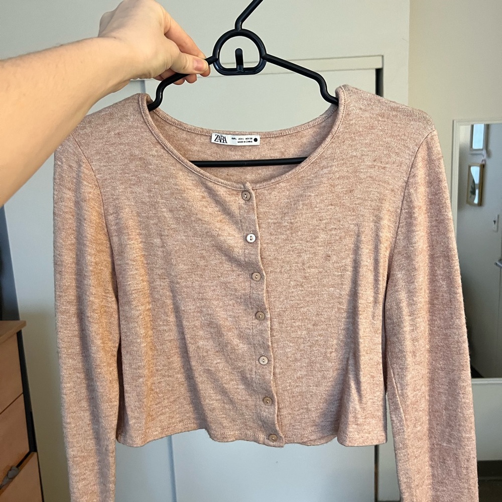 Zara Women's Beige Cardigan